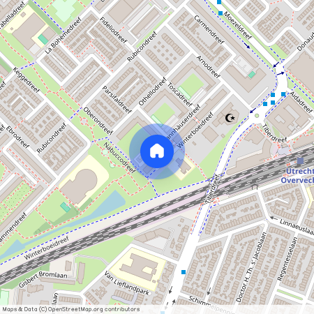 Taag- en Rubicondreef en omgeving, 3561 HV, Tannhäuserdreef, Utrecht