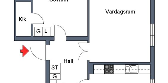 Valsverkaregatan 3 A, Motala – 2 r.o.k – 64 kvm - Foto 3