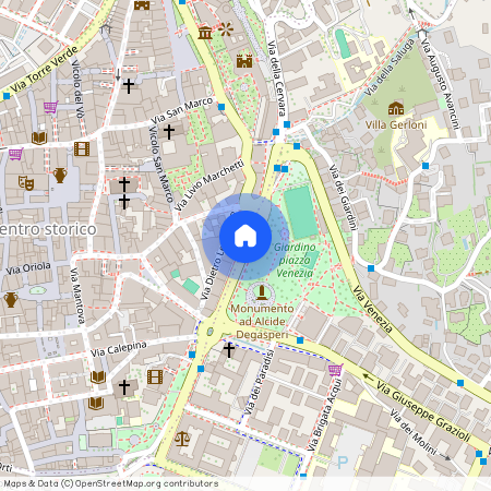 Semicentro, Piazza Venezia, Trento