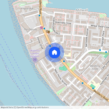 Westferry Road, Canary Wharf