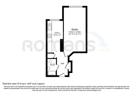 studio to rent - Photo 5