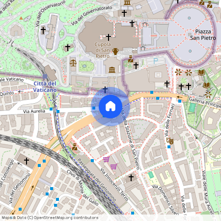 Via di Porta Cavalleggeri, Rome, Lazio 00165