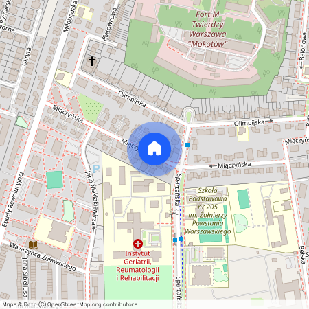 Warszawa, Mokotów, Miączyńska