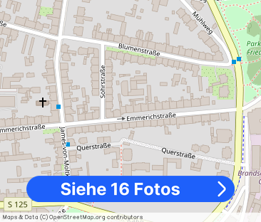 gemütliche, kleine 2- Raumwohnung mit Einbauküche in Stadtparknähe ! - Foto 1