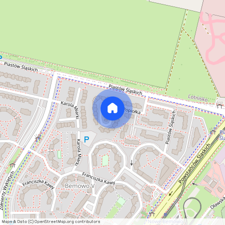 ul. Romana Popiołka, Bemowo-Lotnisko, Bemowo, Warszawa, mazowieckie