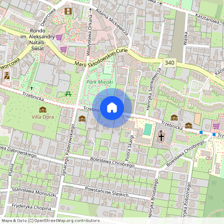 ul. Trzebnicka, Oborniki Śląskie, Oborniki Śląskie, trzebnicki, dolnośląskie