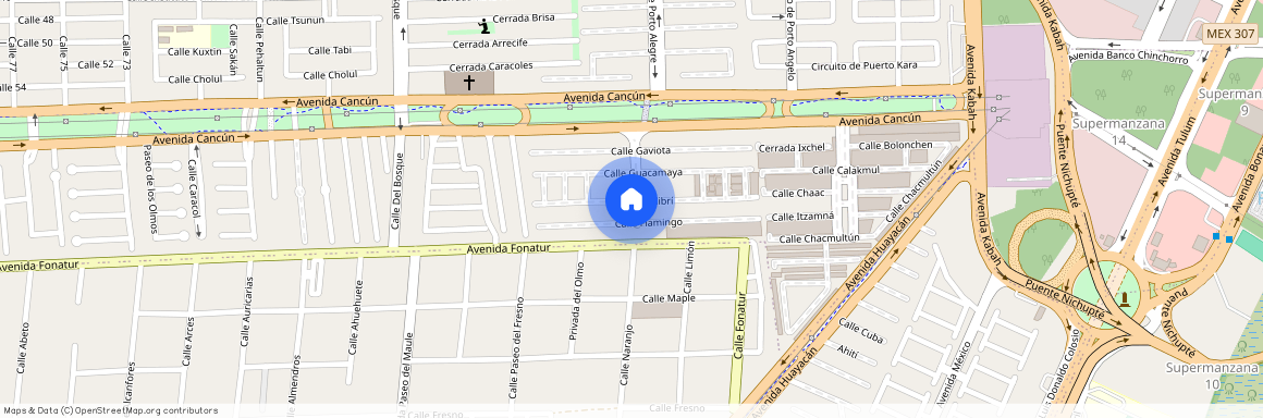 Quintana Roo, Calle Colibri 47 MZA 7, Cancún