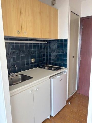 Studio 18.9 m², kitchenette équipée, avec balcon. - Photo 2