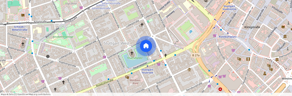 Nähe Feuersee, 70176 Stuttgart - Stuttgart-West