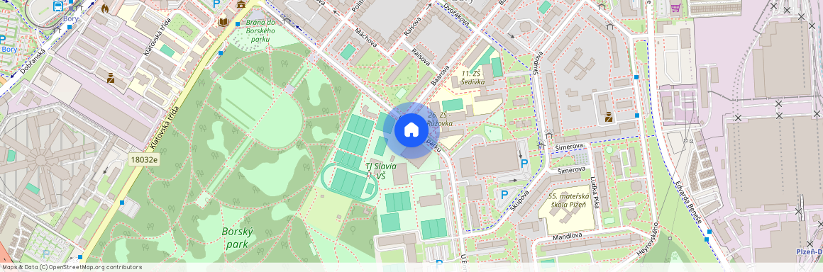 U Borského parku, Plzeň - Plzeň, Plzeňský kraj