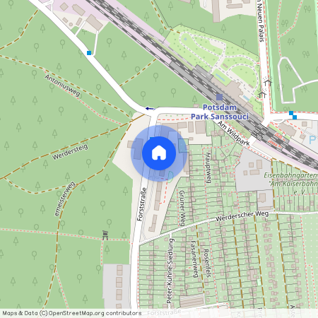 Forststraße 78, 14471 Potsdam OT Potsdam West