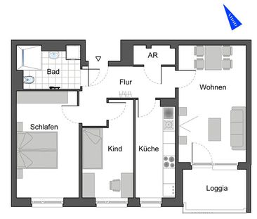 Neubauwohnung in Darmstadt-Ludwigshöh. Erstbezug! - Photo 1