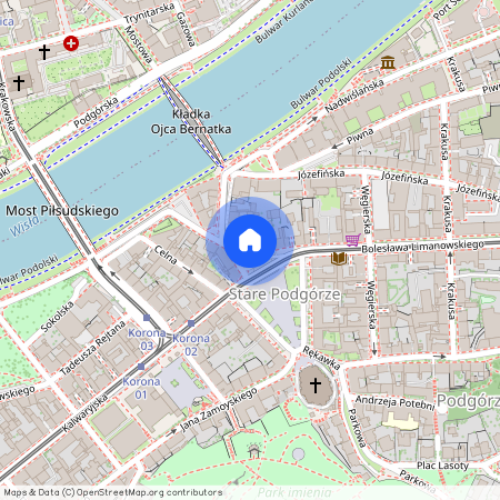 rynek Podgórski, Stare Podgórze, Podgórze, Kraków, małopolskie