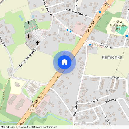 ul. Katowicka, Mikołów, mikołowski, śląskie