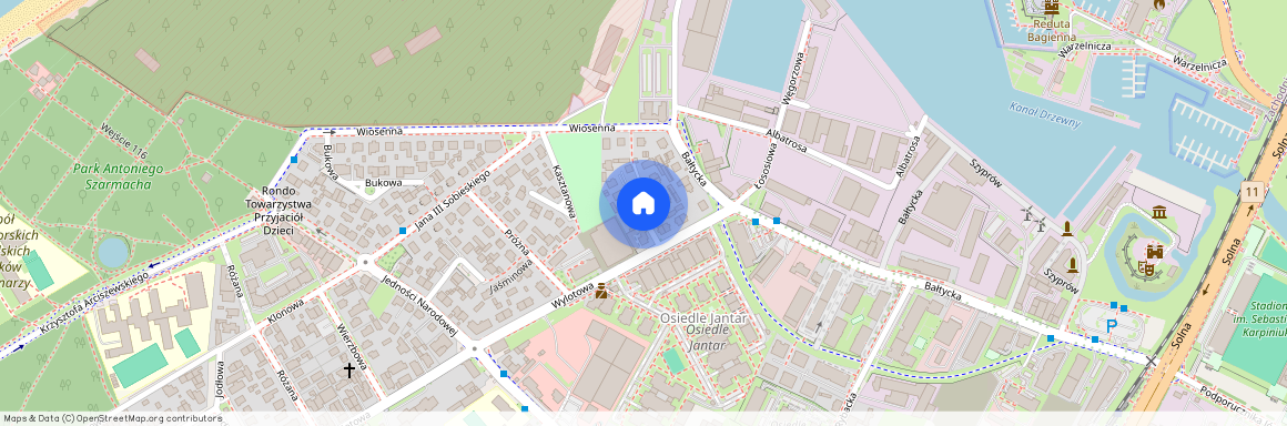 ul. Dębowa, Kołobrzeg, kołobrzeski, zachodniopomorskie