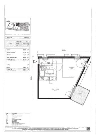 Location Appartement 2 pièces 43m² BLAGNAC 31700 - Photo 4