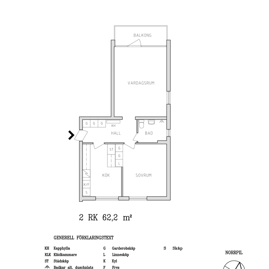 Vijvägen 56 B, våning None - Foto 2