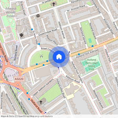 Royal Crescent, Holland Park, London, W11