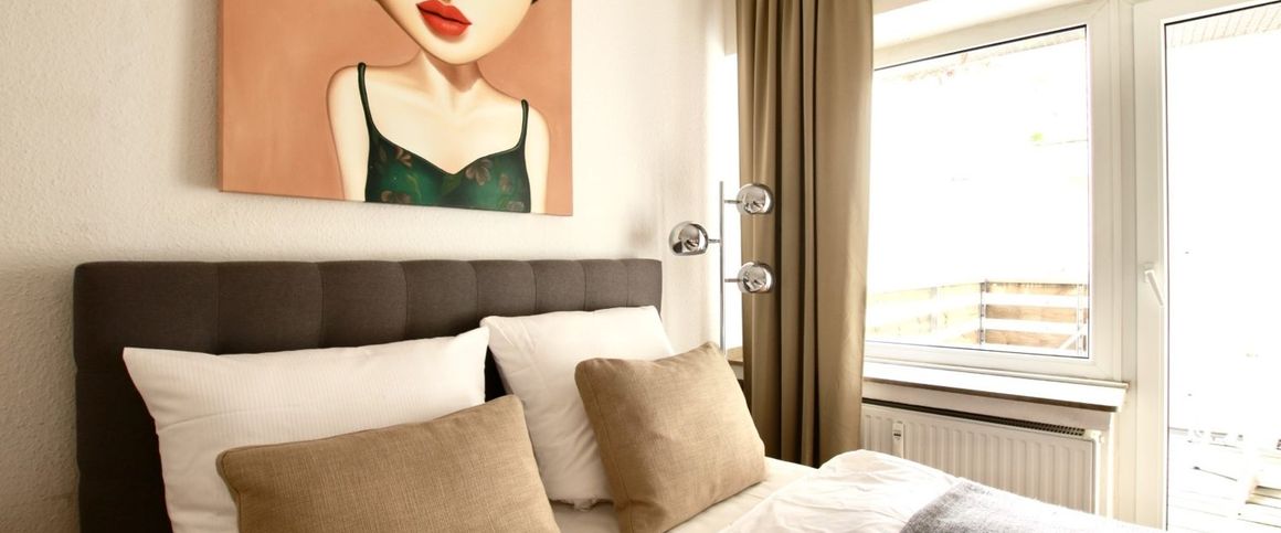 Kwartier Latäng: Schick möbliertes Apartment mit Balkon - Foto 1