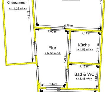 3-Raum-Wohnung im Grünen mit tollem Balkon - Photo 1