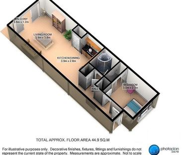 Sunny unfurnished apartment with outdoor pool - Photo 1