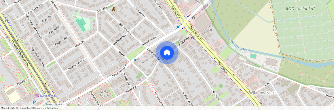 ul. Goplańska, Wilanów Niski, Wilanów, Warszawa, mazowieckie