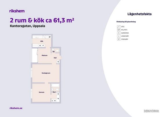 Kantorsgatan 46 - 130, 75424, Uppsala - Photo 1