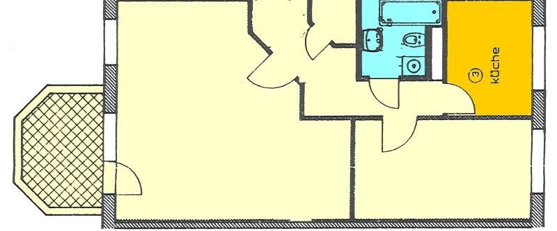 2-Zimmerwohnung mit Balkon und Laminatfußboden ! - Photo 1