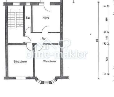 Charmante 2,5 Zimmer Altbau Wohnung mit Balkon in Oberhausen City-Nah - Photo 6