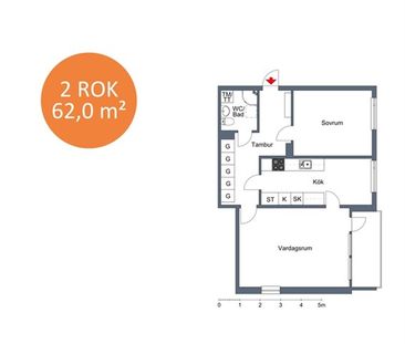 Hermelinsvägen 6 B - Foto 1