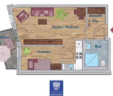 Gemütliche und hochwertige Neubauwohnung mit Balkon, EBK und Fußbod... - Foto 4