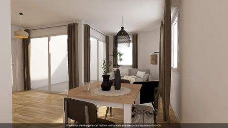 location Appartement T4 DE 80.05m² À CHESSY - Photo 4