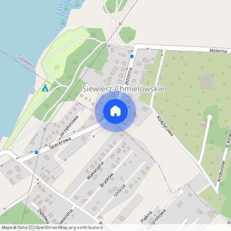 ul. Jeziorna, Siewierz, Siewierz, będziński, śląskie