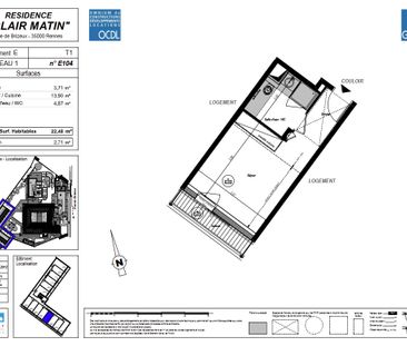 Appartement T1 à louer - 22 m² - Photo 2
