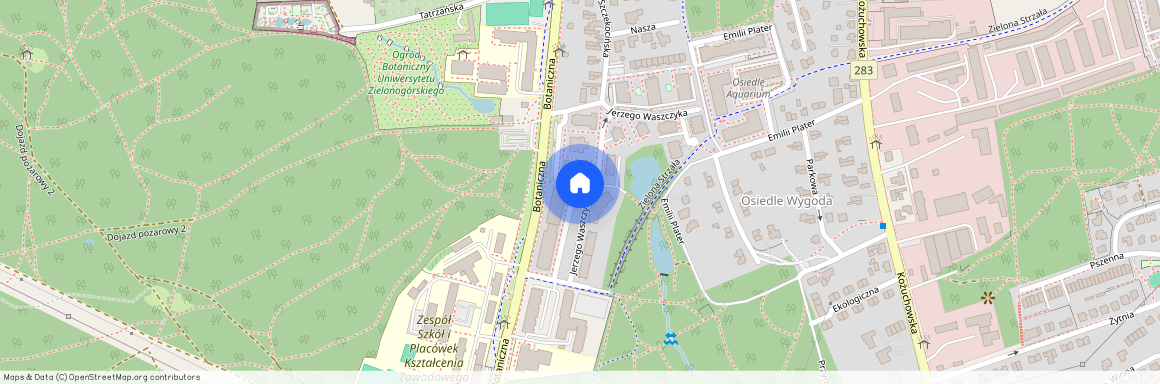 ul. Jerzego Waszczyka, Centrum, Zielona Góra, lubuskie