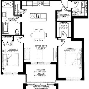 Condo Moderne 2 Chambres, 1 Salle de Bain à Louer – 2080 $/mois (Stationnement Inclus) - Photo 2