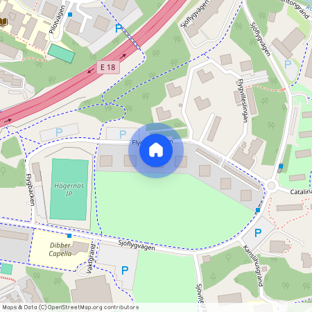 Hägernäs strand, Täby, Stockholm, Flygvillevägen 11