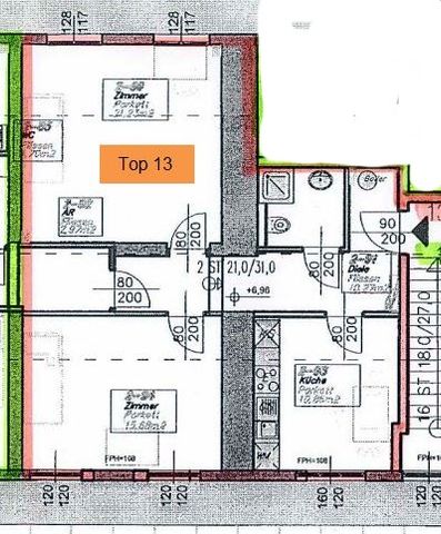RESERVIERT Universitätsviertel: WG-taugliche 2 Zimmerwohnung mit extra Küche für Studierende - Photo 5