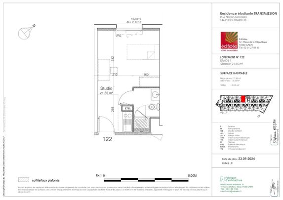 location Appartement T0 DE 21.35m² À COLOMBELLES - Photo 1