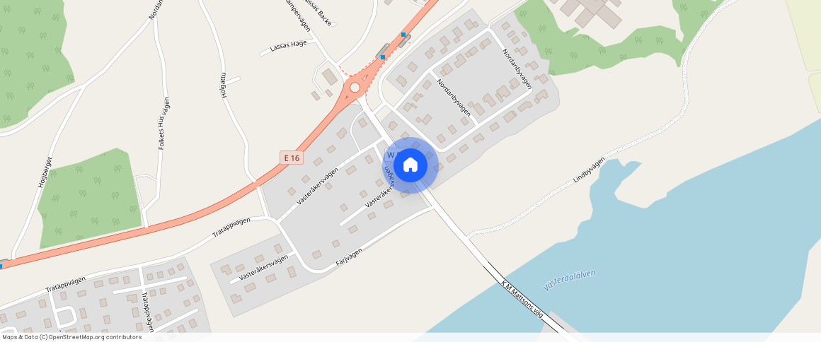 Västeråkersvägen, Mockfjärd