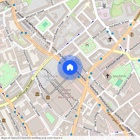 Postmark, Farringdon, WC1X