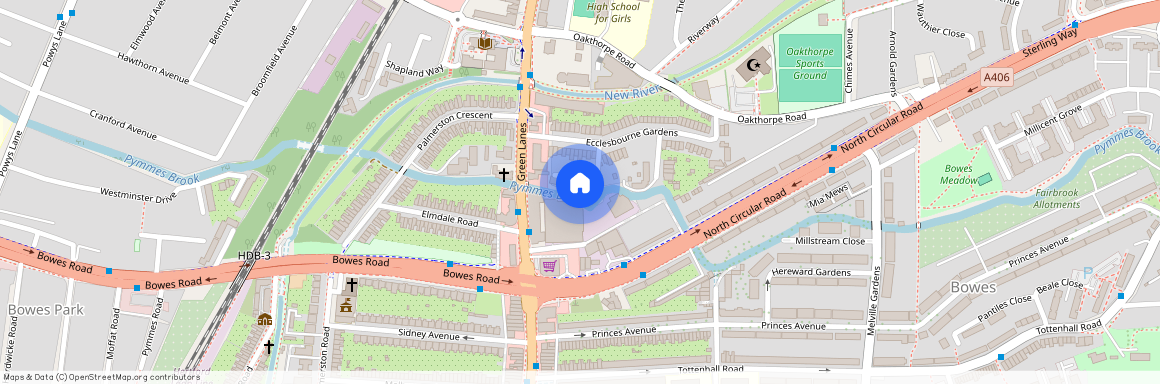 Green Lanes, Palmers Green, London, N13