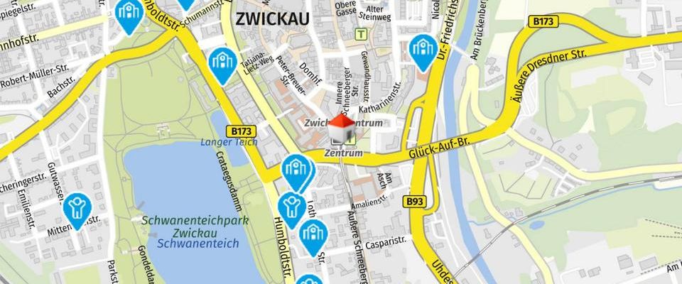 2-Zimmer-Wohnung mit EINBAUKÜCHE und großer Dachterrasse im Herzen von Zwickau zu vermieten! - Foto 1