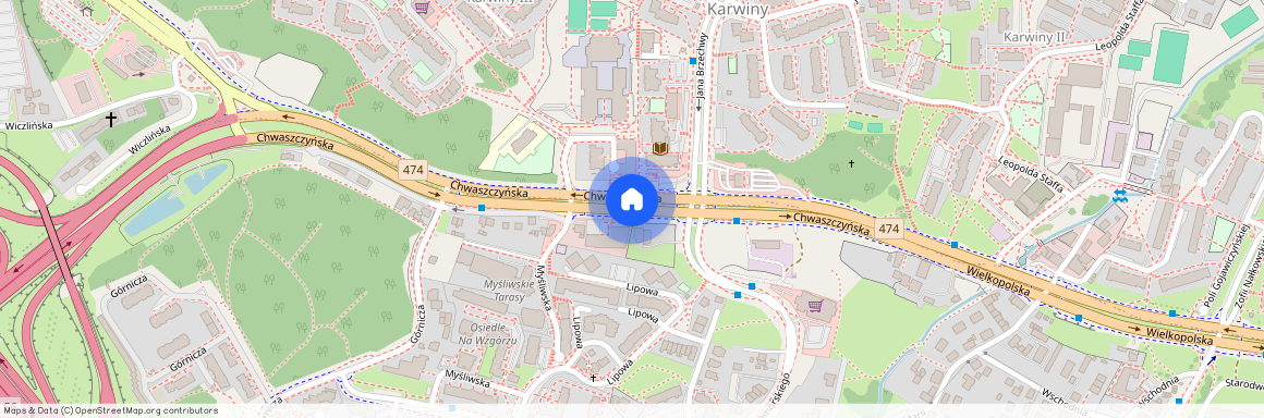 ul. Chwaszczyńska, Karwiny, Gdynia, pomorskie