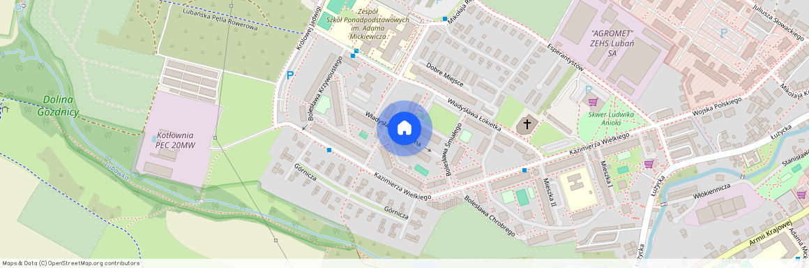 ul. Władysława Hermana, Lubań, lubański, dolnośląskie