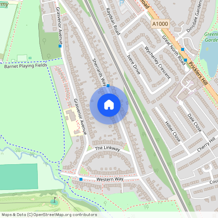 Sherrards Way, Barnet, Hertfordshire, EN5