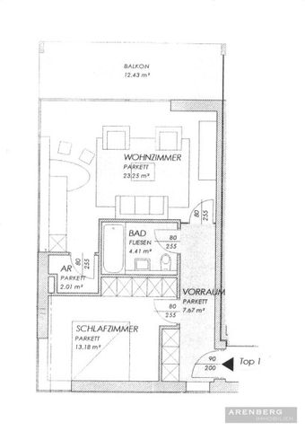 Exklusive 2-Zimmerwohnung mit Garten und Tiefgaragenplatz - Salzburg-Stadt - Photo 2