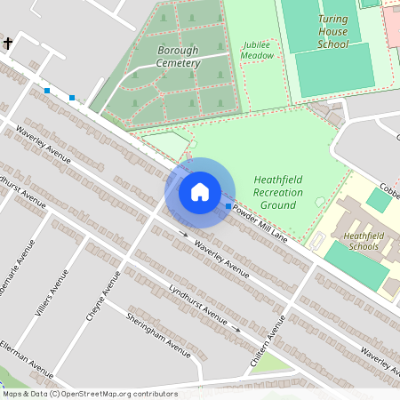 Powder Mill Lane, Twickenham, TW2