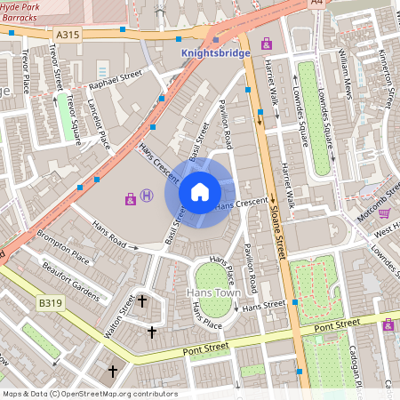 Hans Crescent, London, SW1X