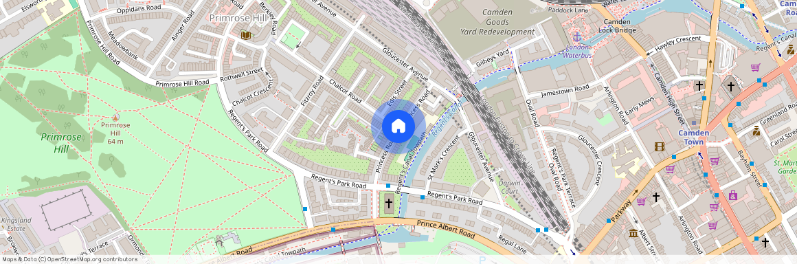 Primrose Hill, Princess Road, NW1 8JL, London